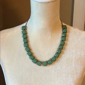 Aqua Blue Adjustable Statement Necklace